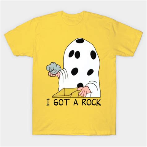 charlie brown i got a rock t shirt|i got a rock meme.